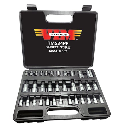 Durston Manufacturing SET TORX MASTER SKT 34PC VITMS34PF